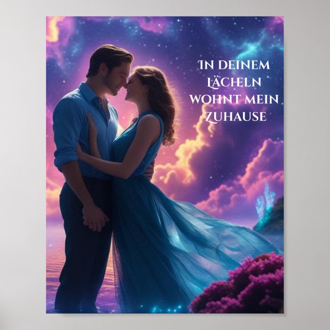 Affiche Dans ton sourire habite mon chez-moi (Devant)