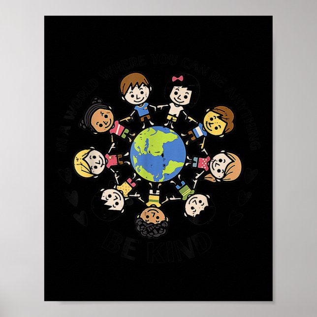 Affiche Dans Un Monde Être Des Enfants La Terre Anti L'Uni (Devant)