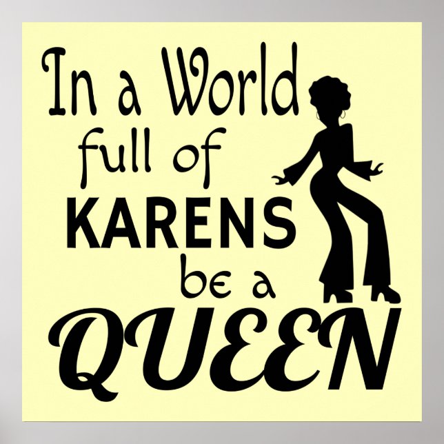 Affiche Dans un monde KARENS être une REINE (Devant)