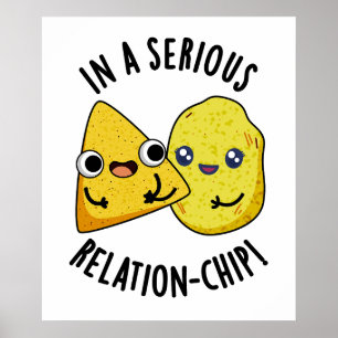 Affiche Dans une relation sérieuse -chip Drôle de jeu de m