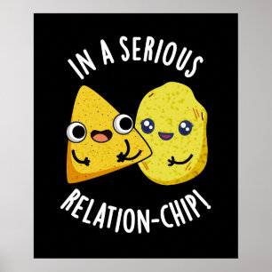 Affiche Dans une relation sérieuse -chip Drôle de jeu de m