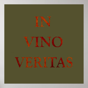 Affiche dans vino veritas