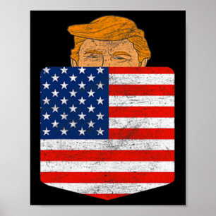Affiche Dans Votre Poche Élection Américaine Trump Pour 20