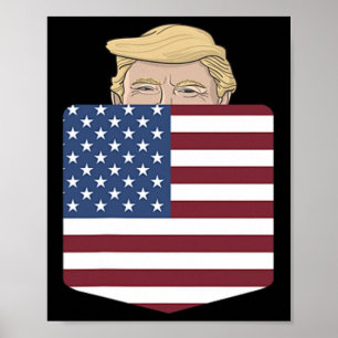 Affiche Dans Votre Poche Élection Américaine Trump Pour 20