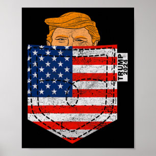 Affiche Dans Votre Poche Élection Américaine Trump Pour 20