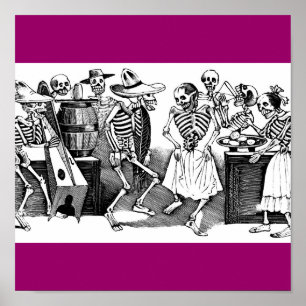 Affiche "Dansant le Jarabe dans l'autre monde "