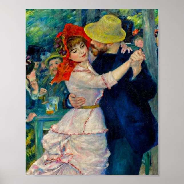 Affiche Danse à Bougival Pierre Renoir (Devant)