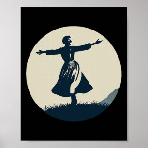 Affiche Danse Alpine Maria Son De Musique Famille Musicale