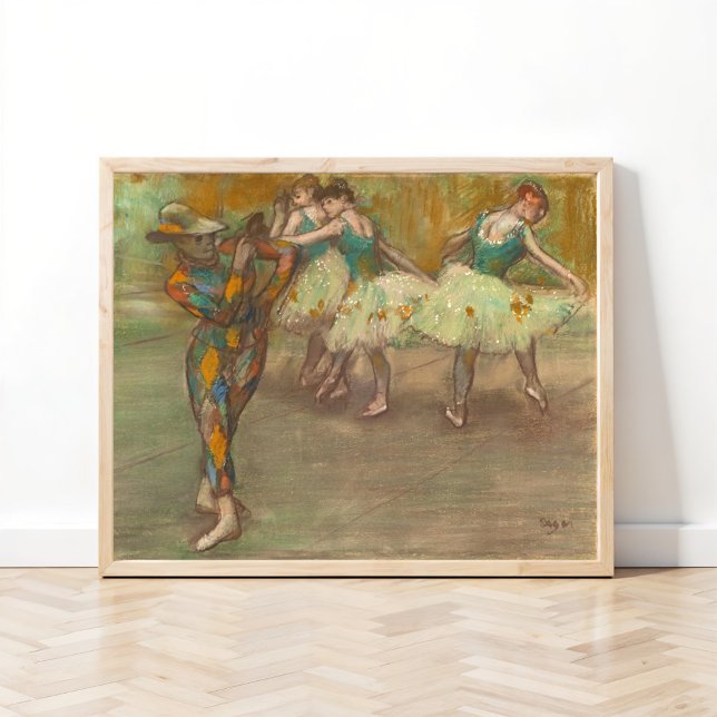 Affiche Danse Arlequin, Degas (Créateur téléchargé)