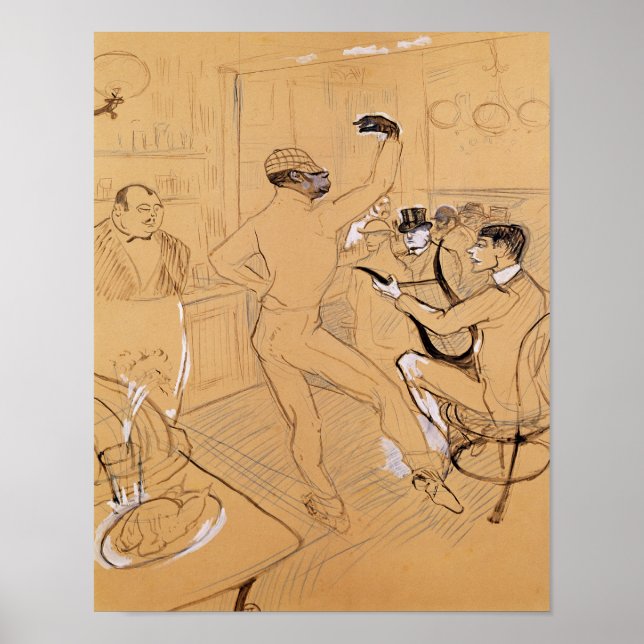 Affiche Danse au chocolat, 1896 (Devant)