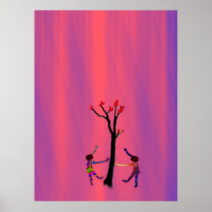 Affiche Danse autour d'un arbre