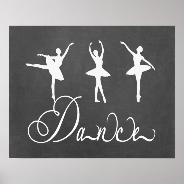 Affiche Danse Ballet Motivationnel (Devant)