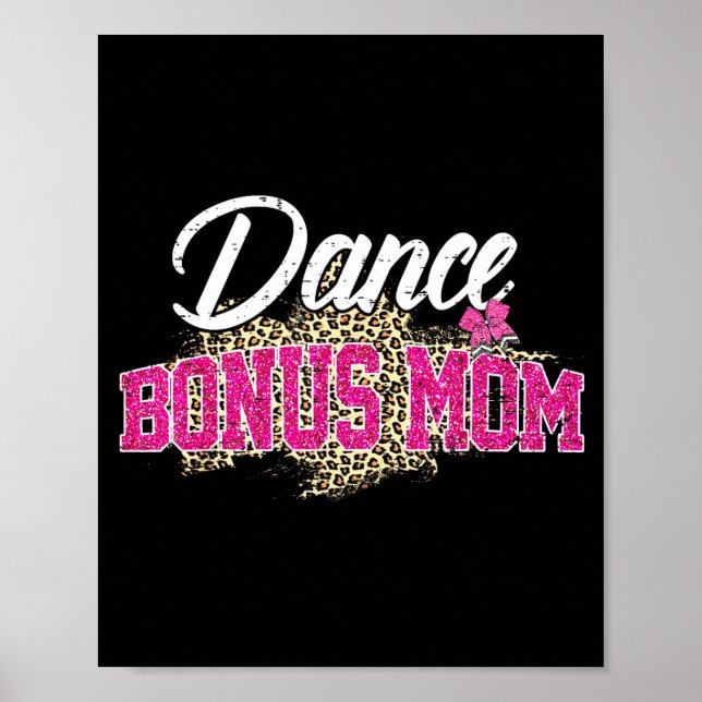 Affiche Danse bonus maman léopard maman drôle danseuse fêt (Devant)