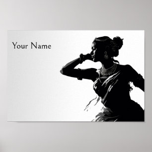 Affiche Danse classique indienne bharatnatyam