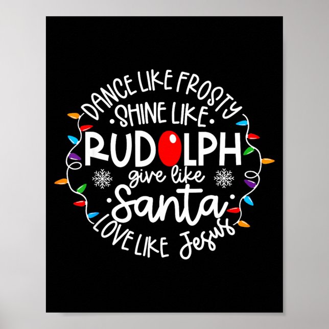 Affiche Danse comme Frosty Brille comme Rudolph Aime comme (Devant)