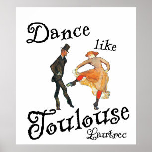 Affiche Danse Comme Toulouse Lautrec