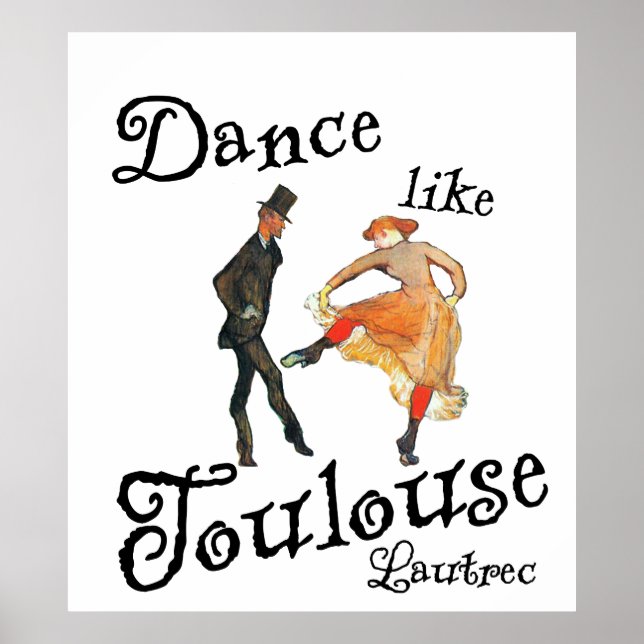Affiche Danse Comme Toulouse Lautrec (Devant)