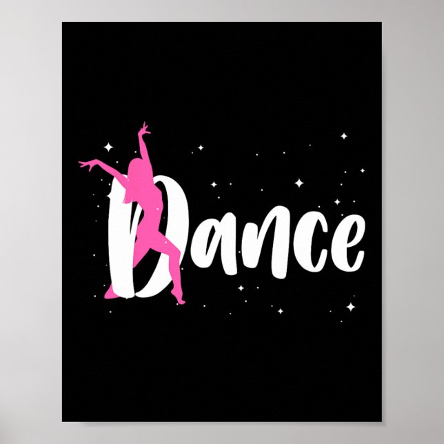 Affiche Danse cool Pour Femmes Filles Salle De Bal Hip Ho  (Devant)