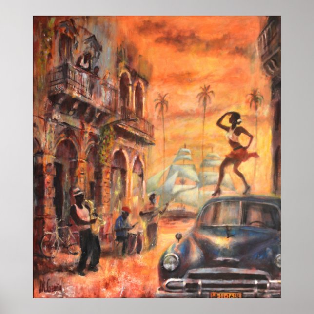 Affiche Danse cubaine (Devant)