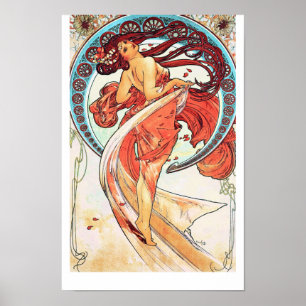 Affiche Danse d'Alphonse Mucha