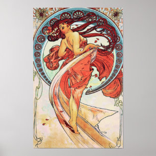 Affiche Danse d'Alphonse Mucha