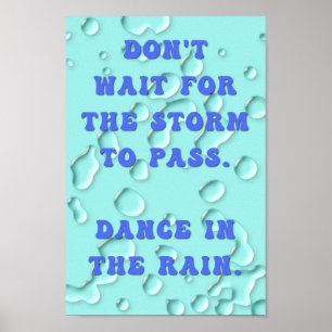 Affiche Danse dans la pluie