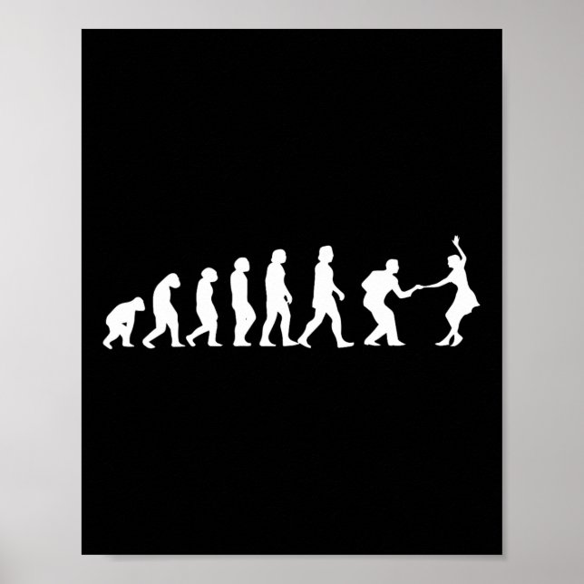 Affiche Danse - Danse Couple - Hoppers Lindy - Swing (Devant)