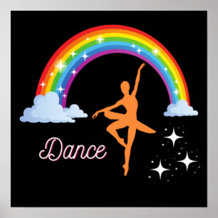 Affiche Danse de ballerine