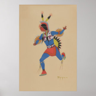 Affiche Danse de guerre (ou Le Coureur)