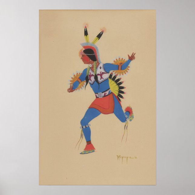 Affiche Danse de guerre (ou Le Coureur) (Devant)