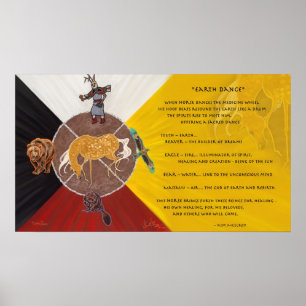 Affiche Danse de la Terre par Kim McElroy