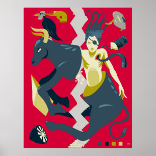 Affiche Danse de la vache