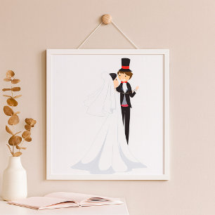 Affiche Danse De Mariée Et De Pièce