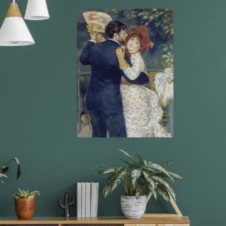 Affiche Danse de Pays - Renoir Impressionniste peinture