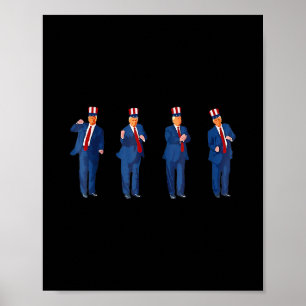 Affiche Danse de Trump 4 juillet Trump 2025 