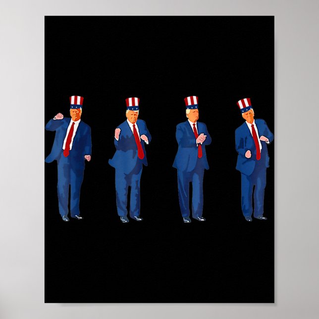Affiche Danse de Trump 4 juillet Trump 2025 _1  (Devant)