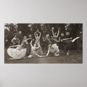 Affiche Danse des femmes sauvages 1924