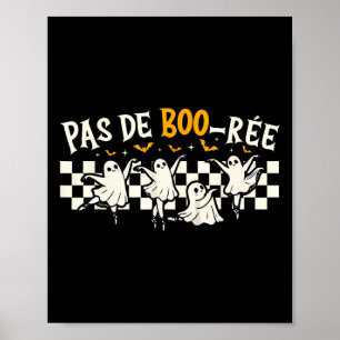 Affiche Danse d'Halloween Pas De Boo-rée Ghost Ballet