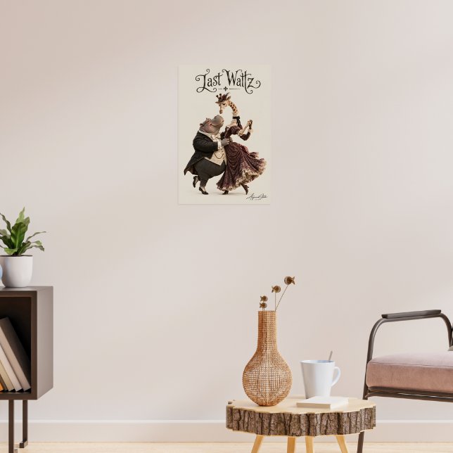 Affiche Danse d'Hippopotame et de Girafe (Salon 3)