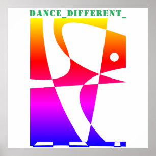 Affiche DANSE_DIFFÉRENT_ Arc-en-ciel