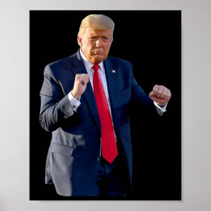 Affiche Danse drôle de Trump Danse comme un criminel Votez