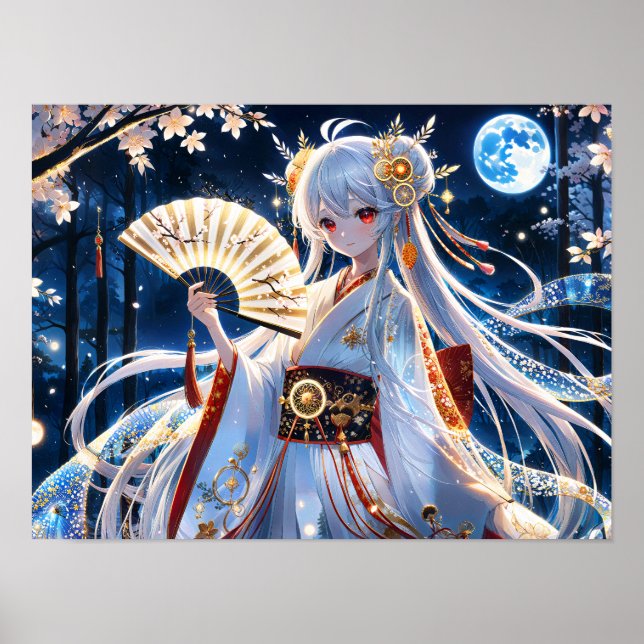 Affiche Danse du ventilateur de la lune Ethereal (Devant)