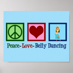 Affiche Danse du ventre amour paix