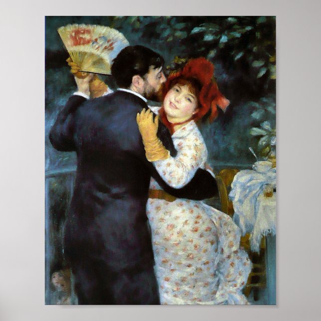Affiche Danse en campagne par Pierre-Auguste Renoir (Devant)