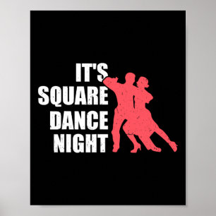 Affiche Danse en carré