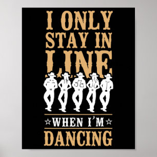 Affiche Danse En Ligne Professeur De Danse Je Ne Reste En