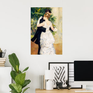 Affiche Danse en ville par Pierre Auguste Renoir