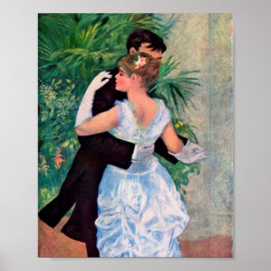 Affiche Danse en ville par Pierre-Auguste Renoir