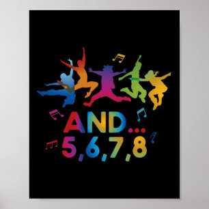 Affiche Danse Entraîneur Danse Danse Enseignant de danse