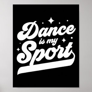 Affiche Danse Est Mon Sport Danse Danser Femmes Hommes Fil